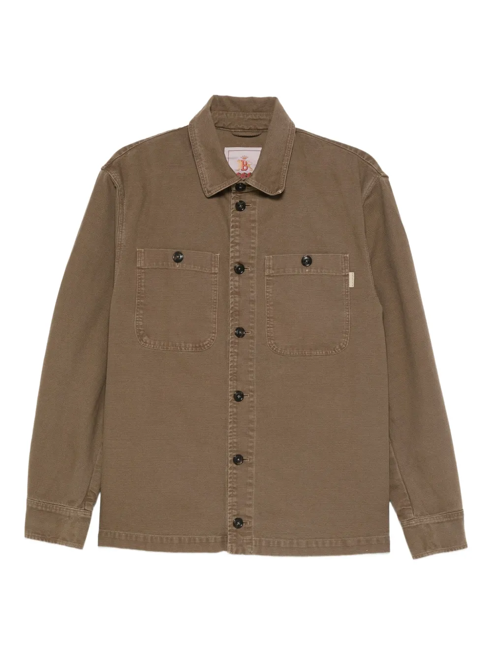 Baracuta cotton shirt jacket | Brown | Image 1