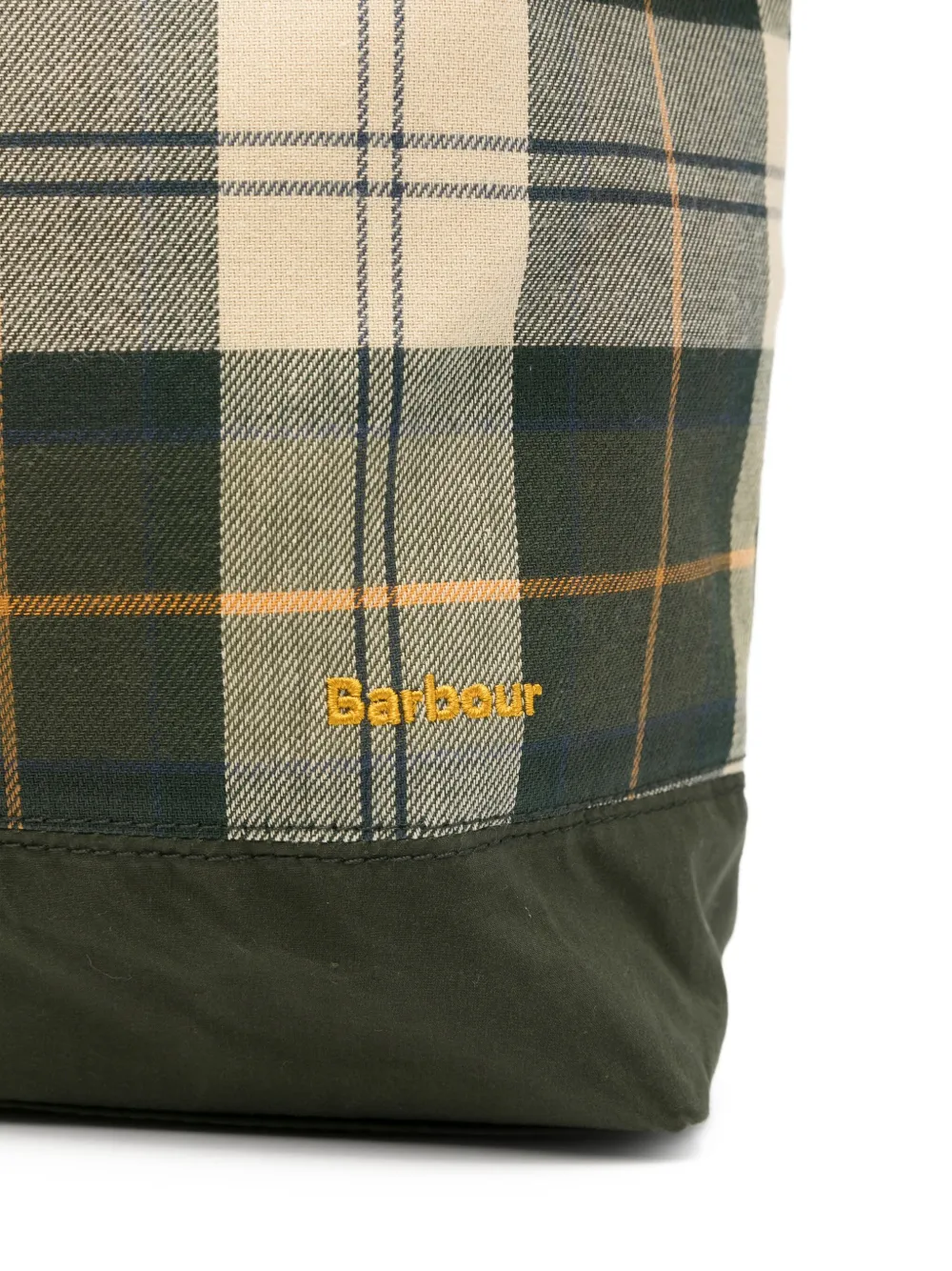 Barbour Mya shopper met tartan ruit Groen