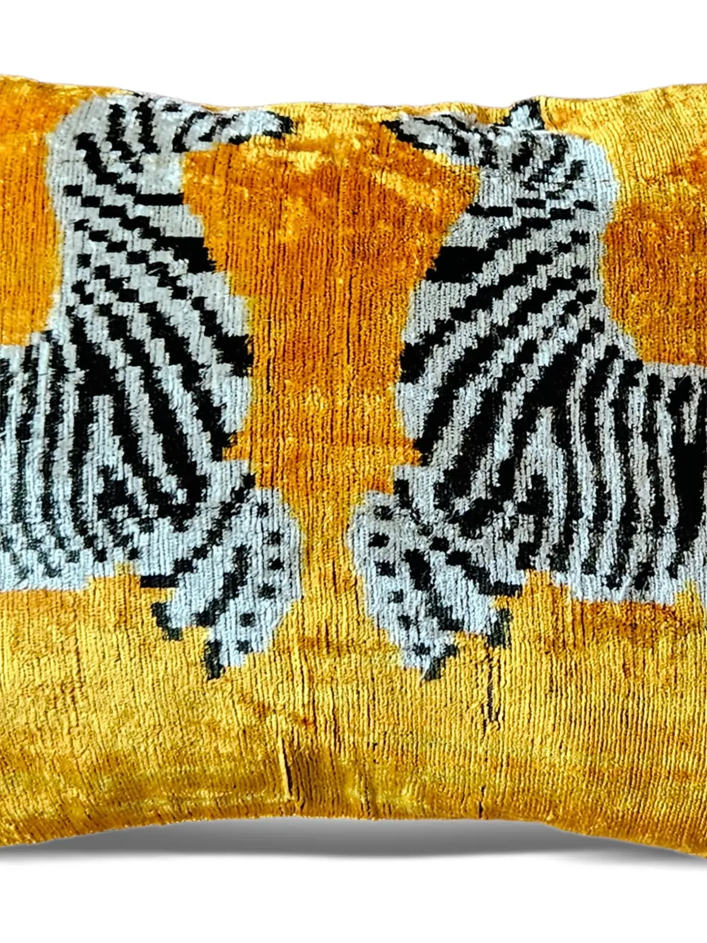 Les-Ottomans zebra-print silk cushion (40cm x 50cm) | Bedding | Image 2