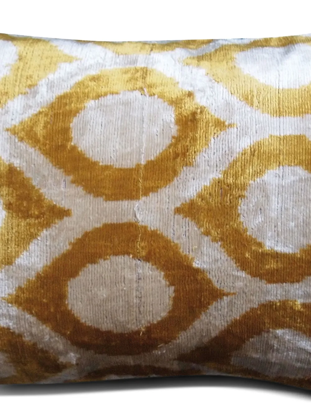 Les-Ottomans cojín de seda con motivo geométrico de 40cm x 50cm | Ropa de cama | Image 2