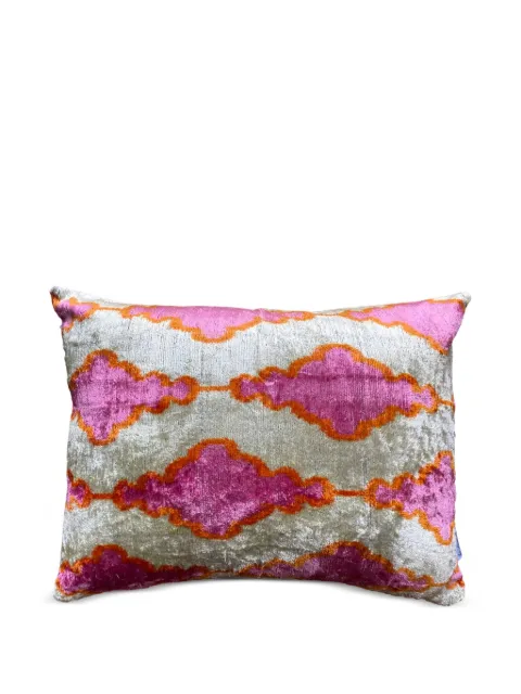 Les-Ottomans sillk patterned cushion (40cm x 50cm)