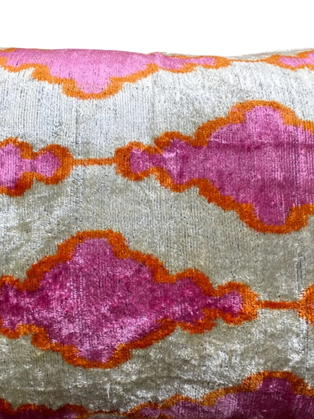 Les-Ottomans cojín de seda con motivo (40cm x 50cm) | Ropa de cama | Image 2