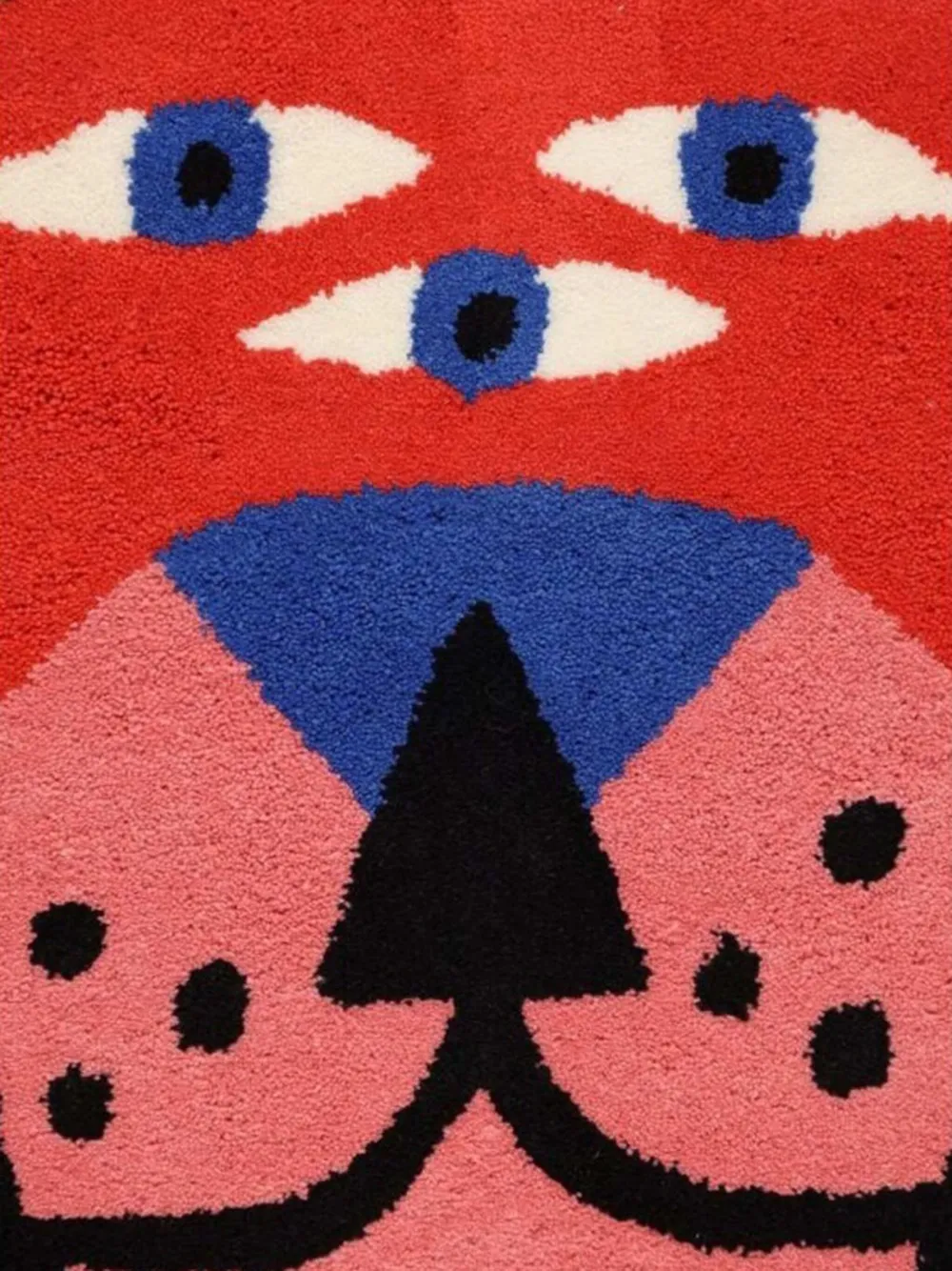 Qeeboo Oggian leo rug (100cm x 80cm) | Rugs | Image 2