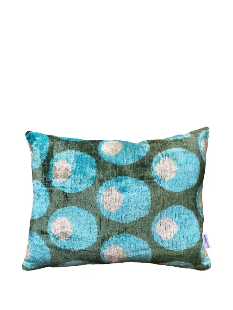 Les-Ottomans silk polka-dot cushion (40cm x 50cm)