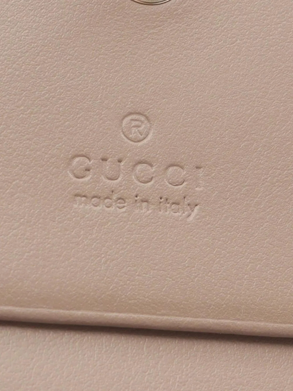 Pre-owned Gucci 2016-2025 Gg Marmont Matelasse Leather Wallet Small Wallets In Brown