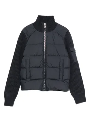 Moncler Enfant ジップアップ デニムジャケット | ブルー | FARFETCH JP