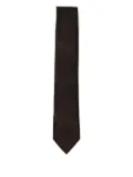 Zegna silk tie - Brown