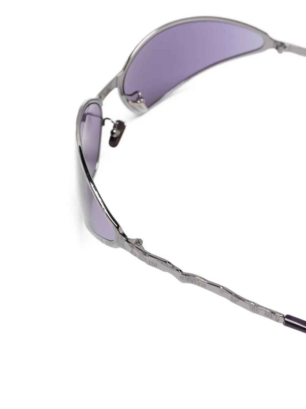 Kuboraum Zonnebril met schild montuur Zilver