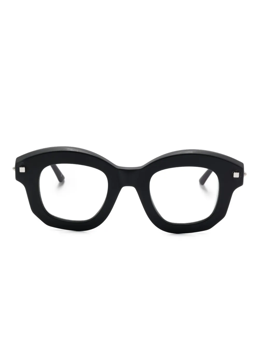 Kuboraum square-frame sunglasses | Black | Image 1