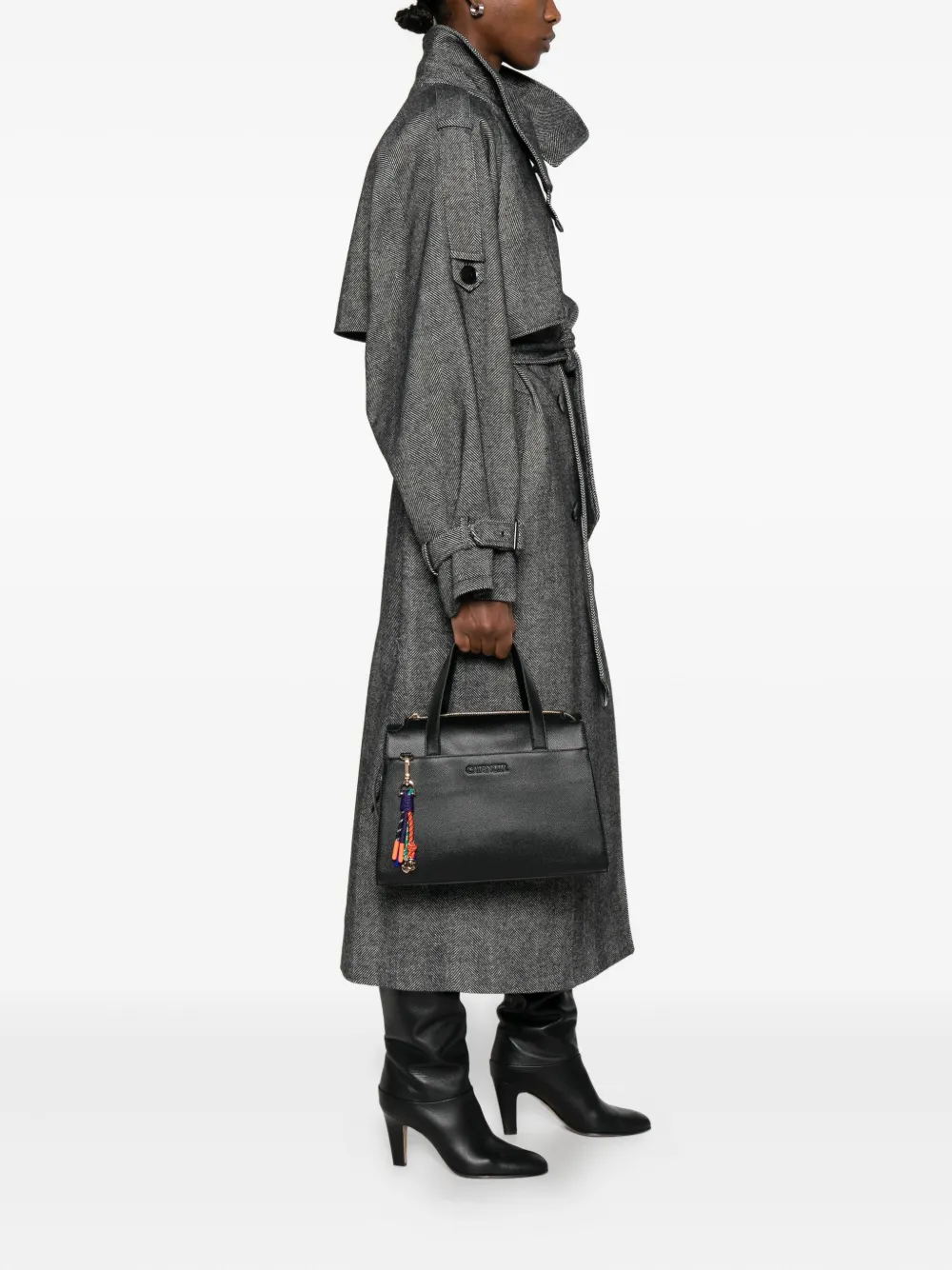 Cafènoir Embellished Tote Bag In Black