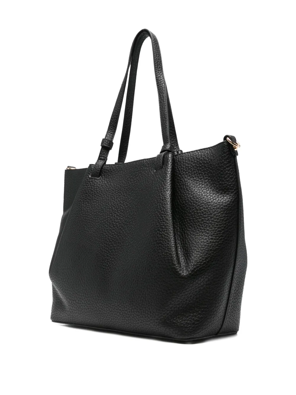 Cafènoir Padlock Chain Tote Bag In Black