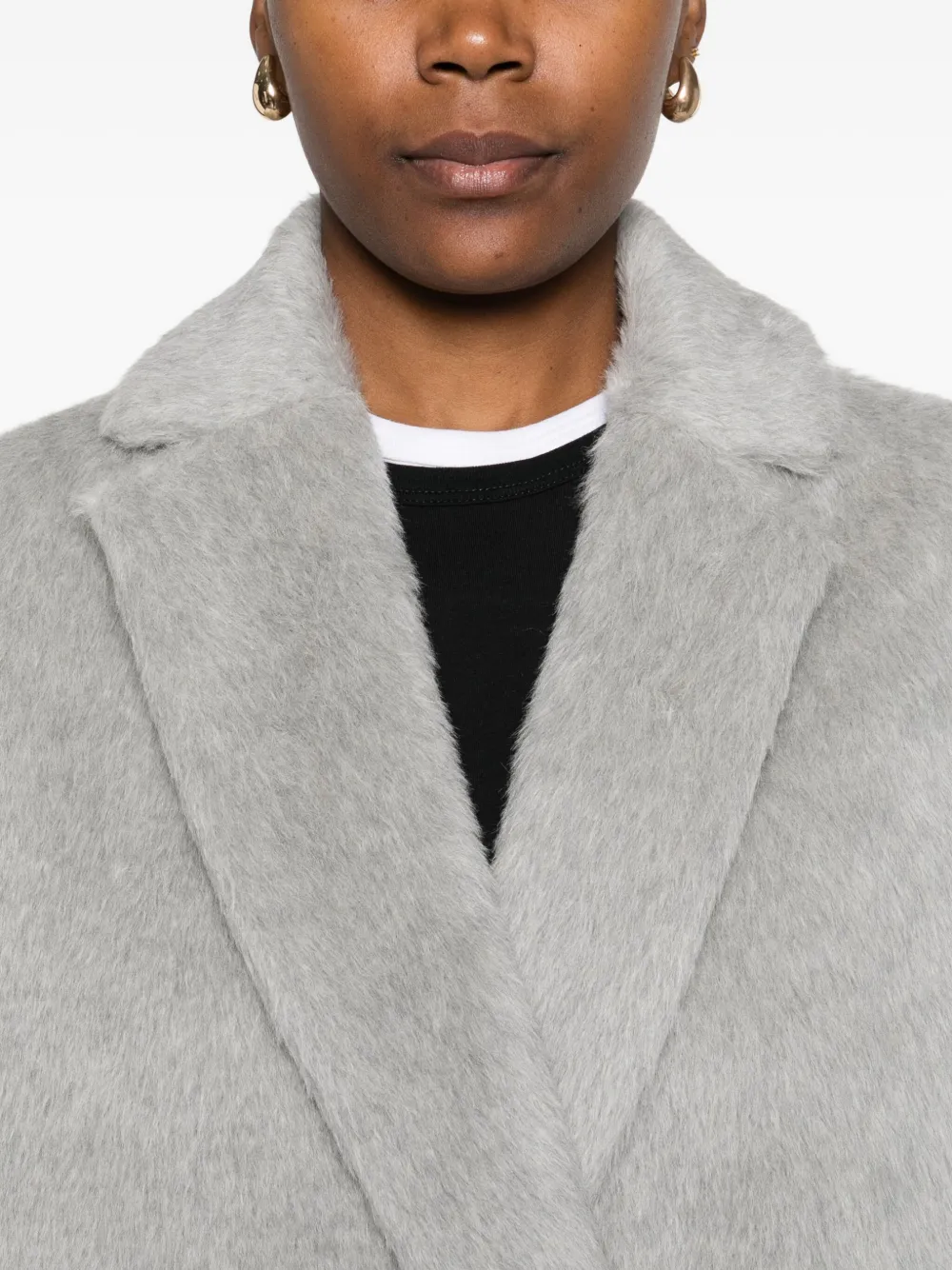 'S Max Mara Jas met gekerfde kraag Grijs