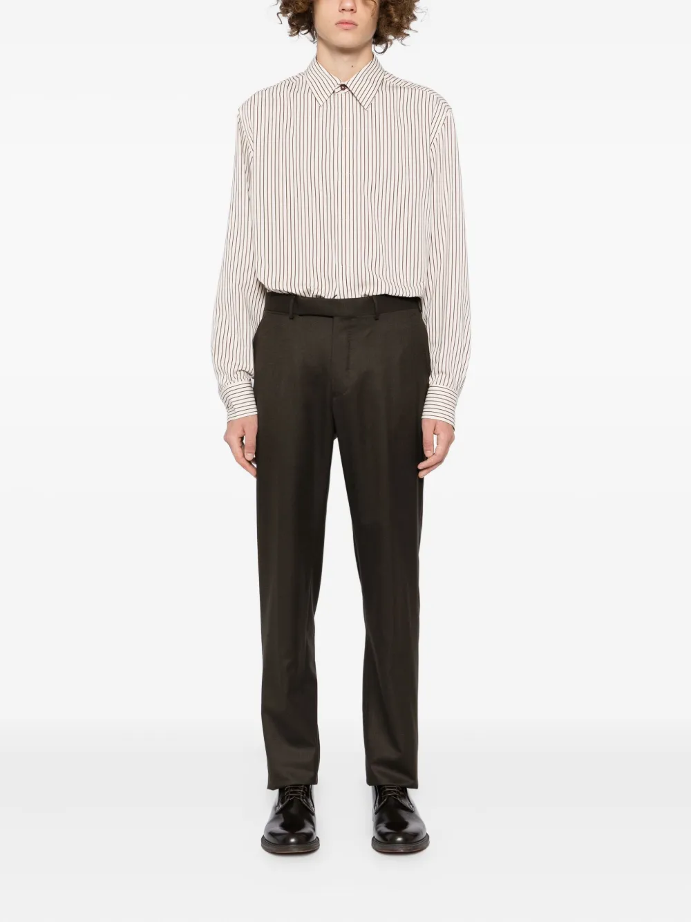 Zegna wool trousers | Regular-Fit & Straight Leg Pants | Image 2