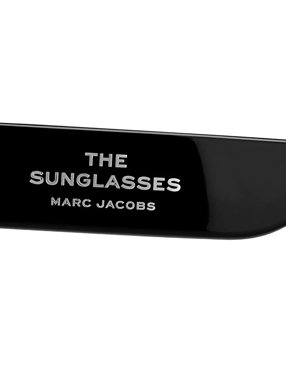 Marc Jacobs Oval-frame Sunglasses In Black