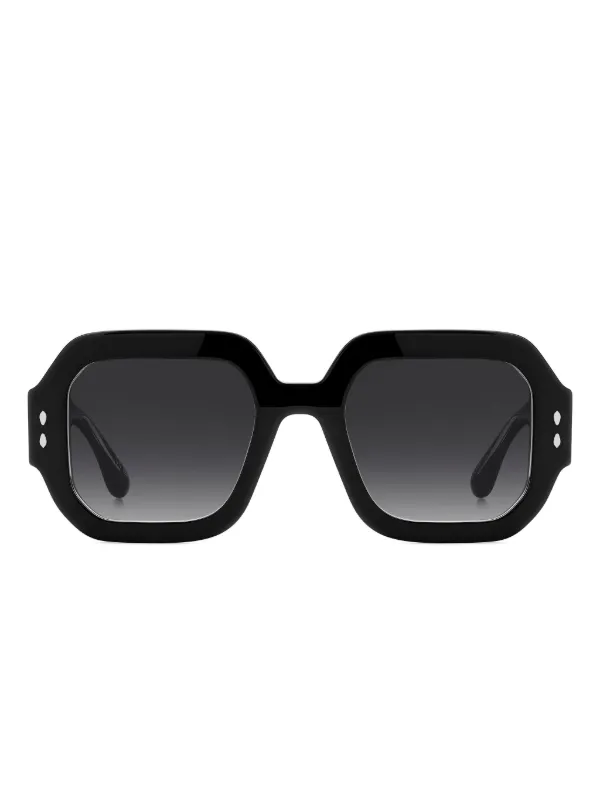 Isabel Marant Eyewear ジオメトリックフレーム サングラス | ブラック