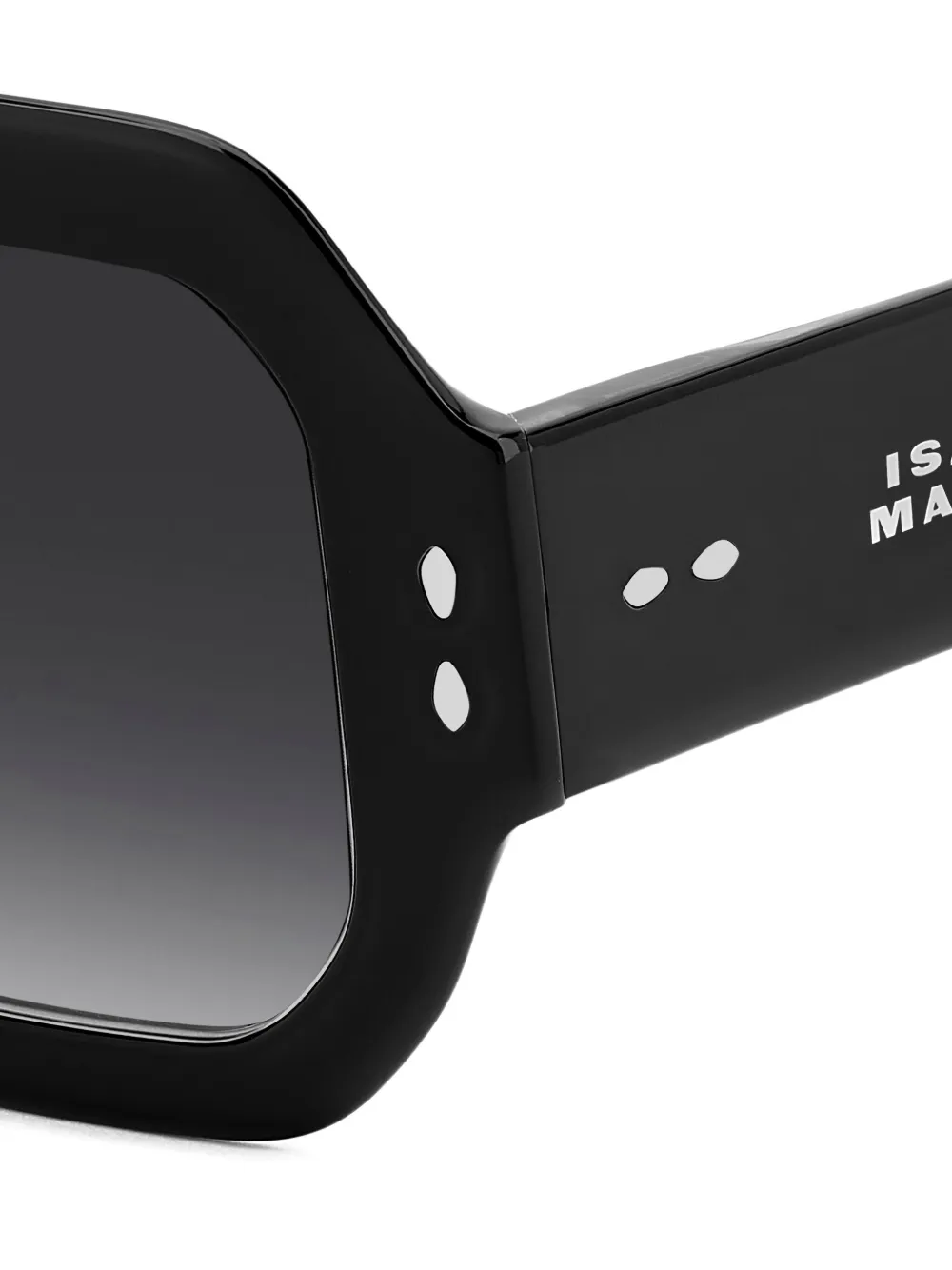 Isabel Marant Eyewear Geometric-frame Sunglasses In Black