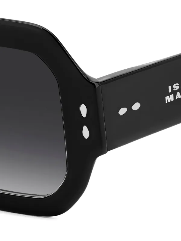 Isabel Marant Eyewear ジオメトリックフレーム サングラス | ブラック