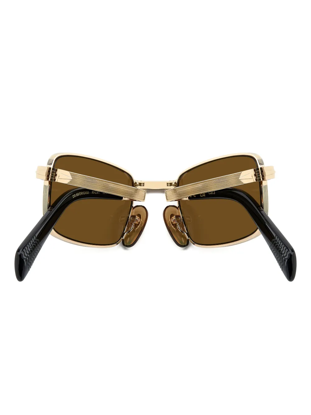 Eyewear by David Beckham Origami zonnebril met omslag Goud