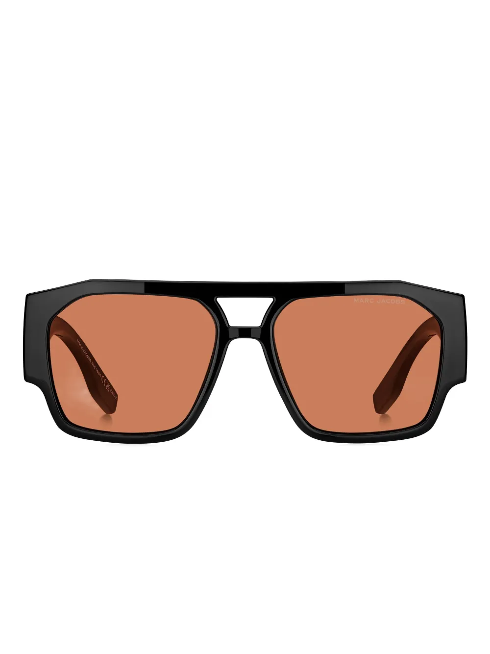 Marc Jacobs Eyewear geometric-frame sunglasses - ブラック Marc Jacobs Eyewear geometric-frame sunglasses - ブラック