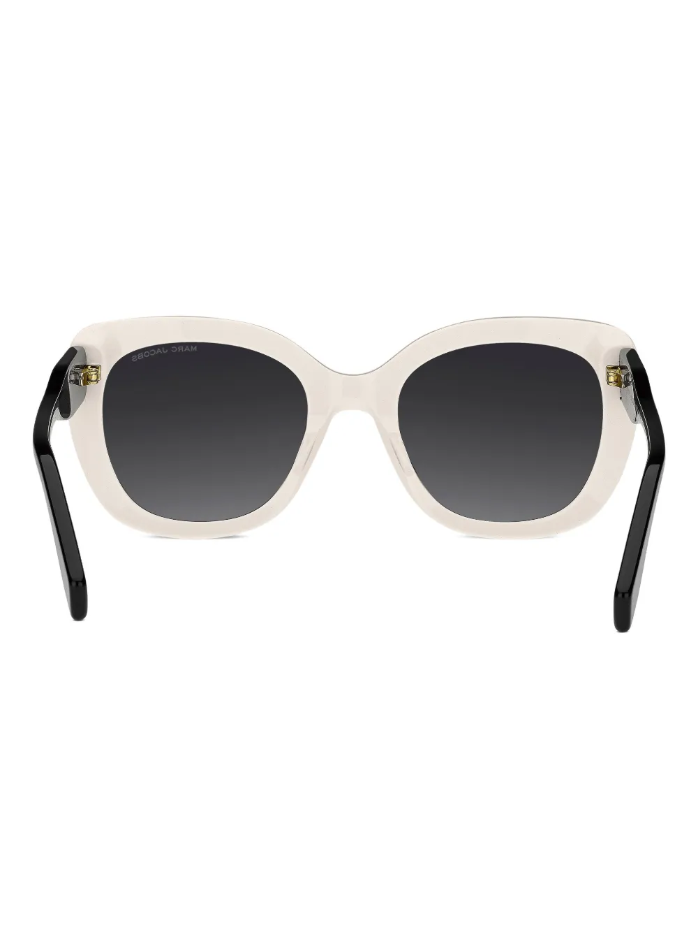Marc Jacobs Cat-eye Logo-detail Sunglasses In Black