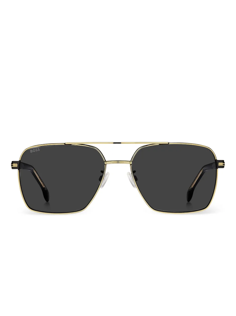 BOSS lentes de sol con armazón cuadrada | dorado | Image 1