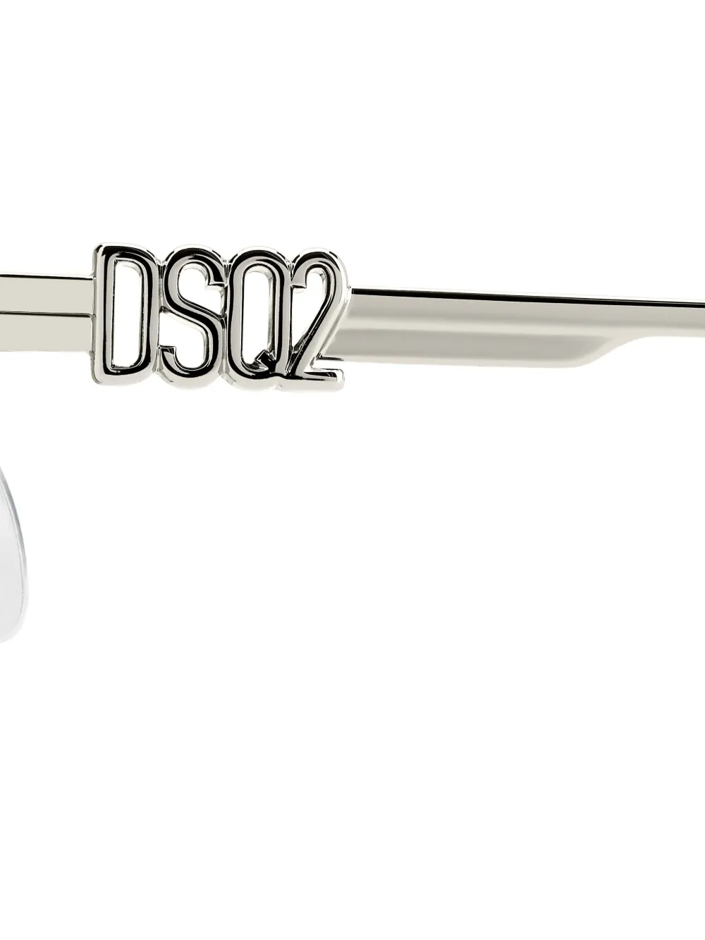 Dsquared2 Logo-plaque Rimless Sunglasses In Green