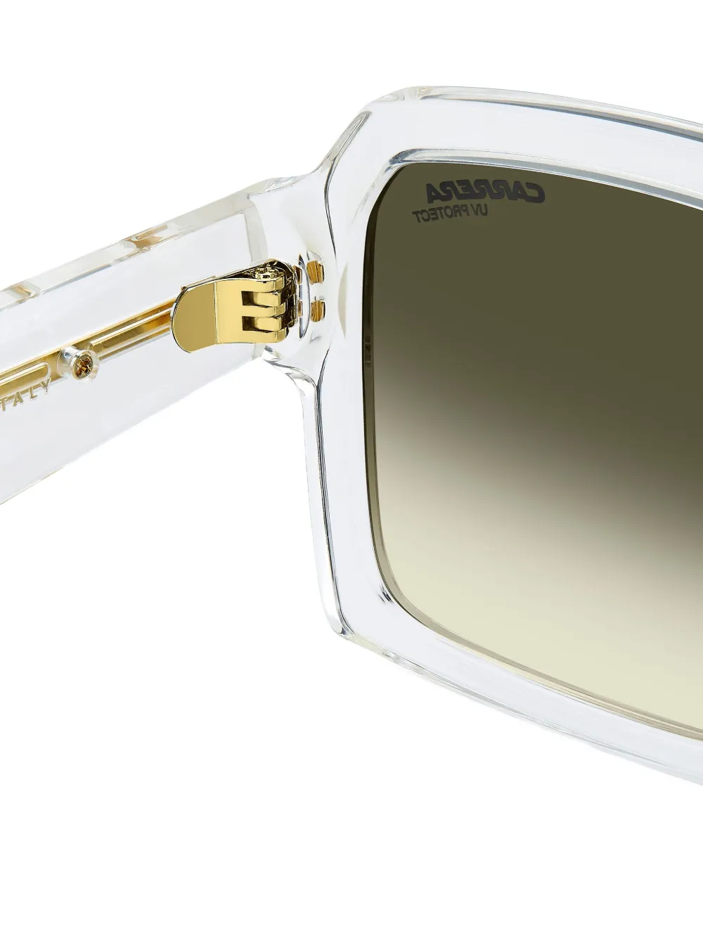 Carrera Zonnebril met geometrisch montuur Wit