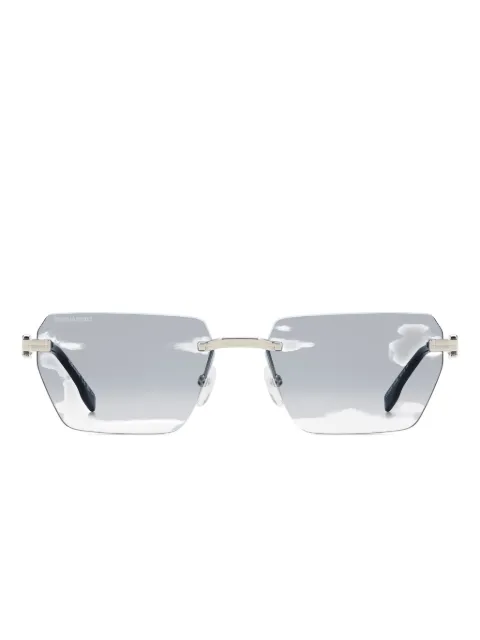 DSQUARED2 EYEWEAR logo-plaque geometric sunglasses