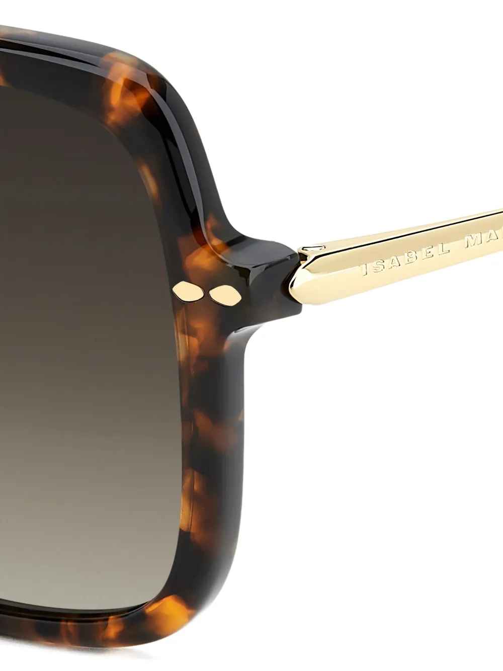 Isabel Marant Eyewear Tortoiseshell-effect Square-frame Sunglasses In Brown