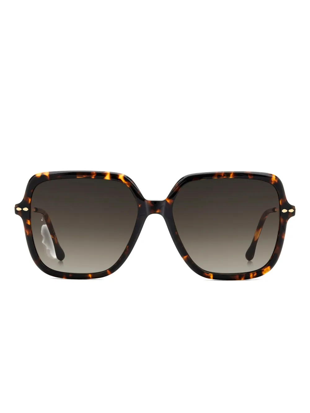 Isabel Marant Eyewear  tortoiseshell-effect square-frame sunglasses | Gold | Image 1