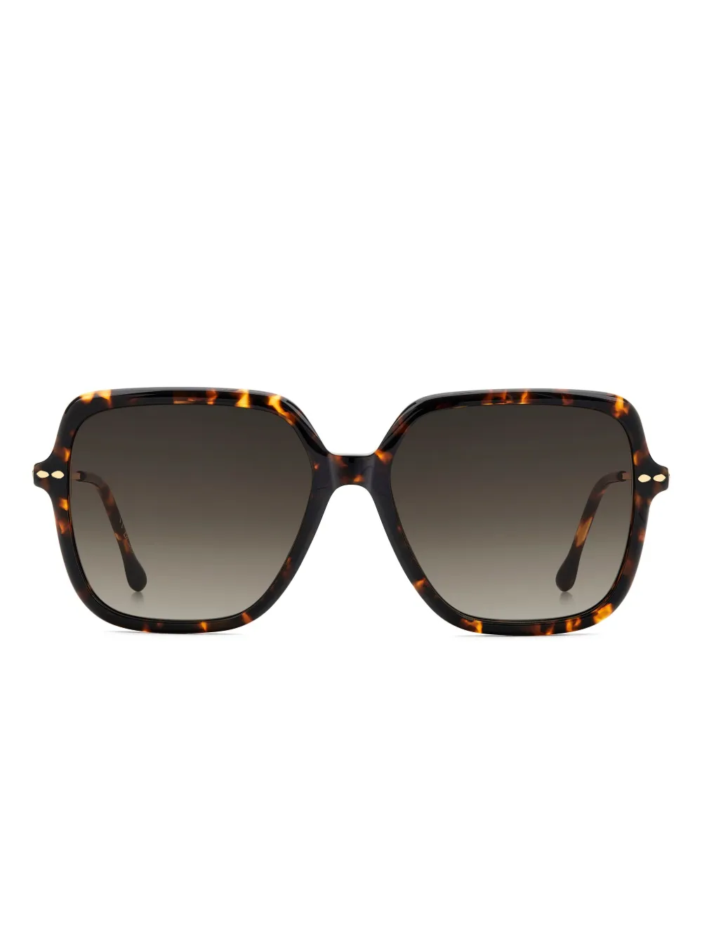 Isabel Marant Eyewear  tortoiseshell-effect square-frame sunglasses | Gold | Image 1