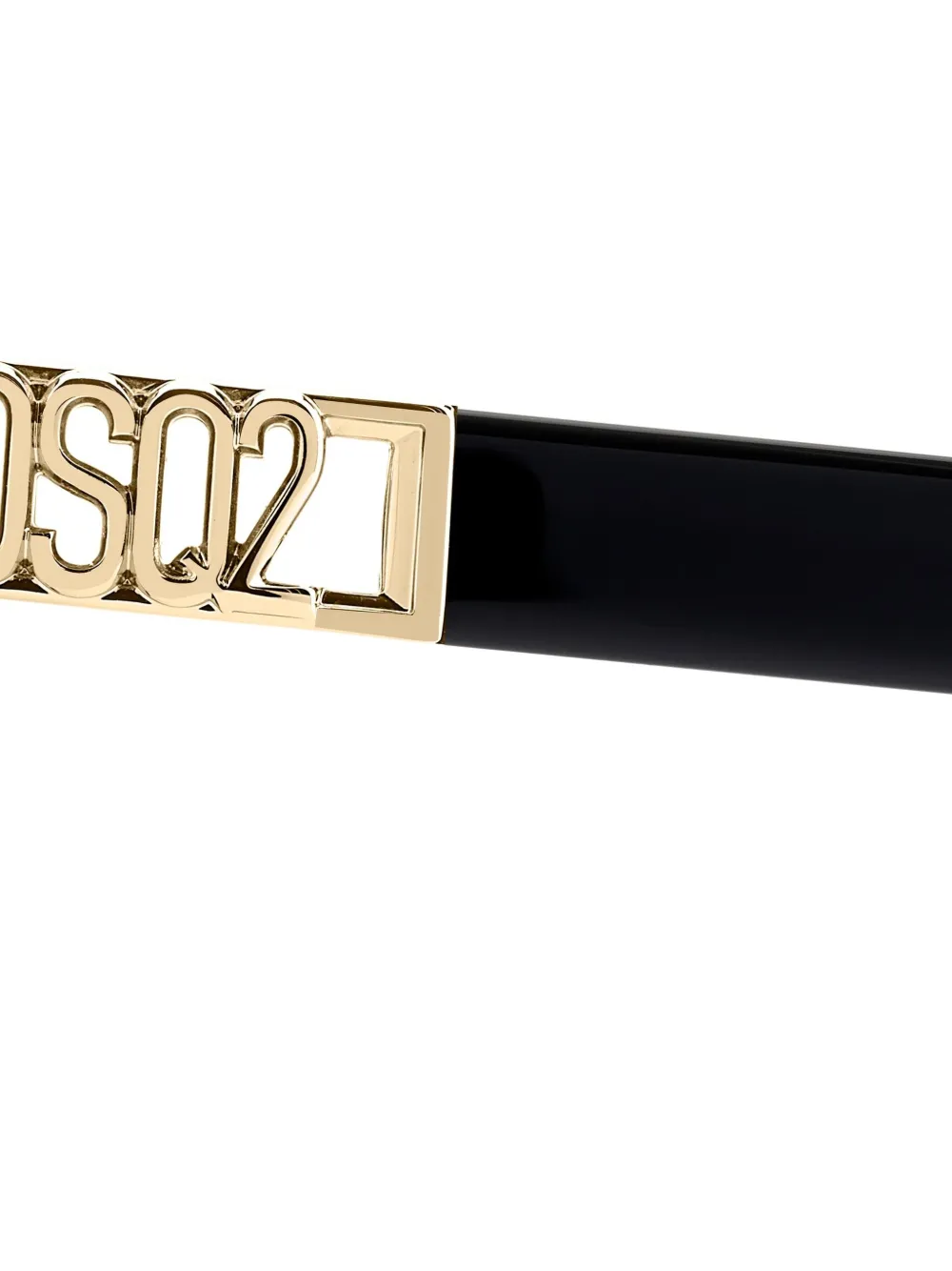 DSQUARED2 EYEWEAR Zonnebril met geometrisch montuur en logo Zwart