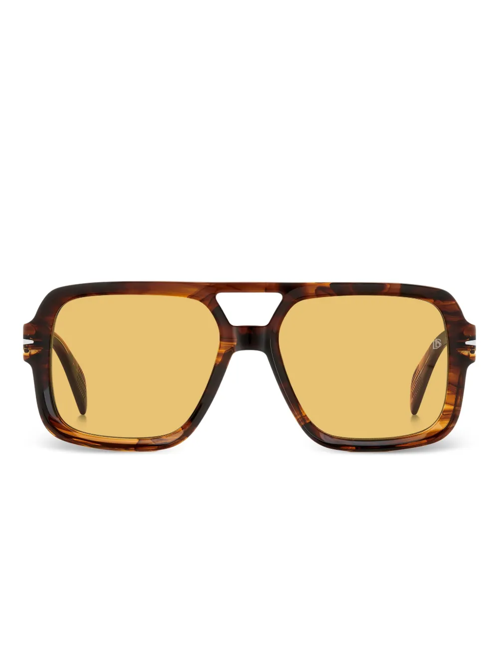 Eyewear by David Beckham square-frame sunglasses | Brown | Image 1