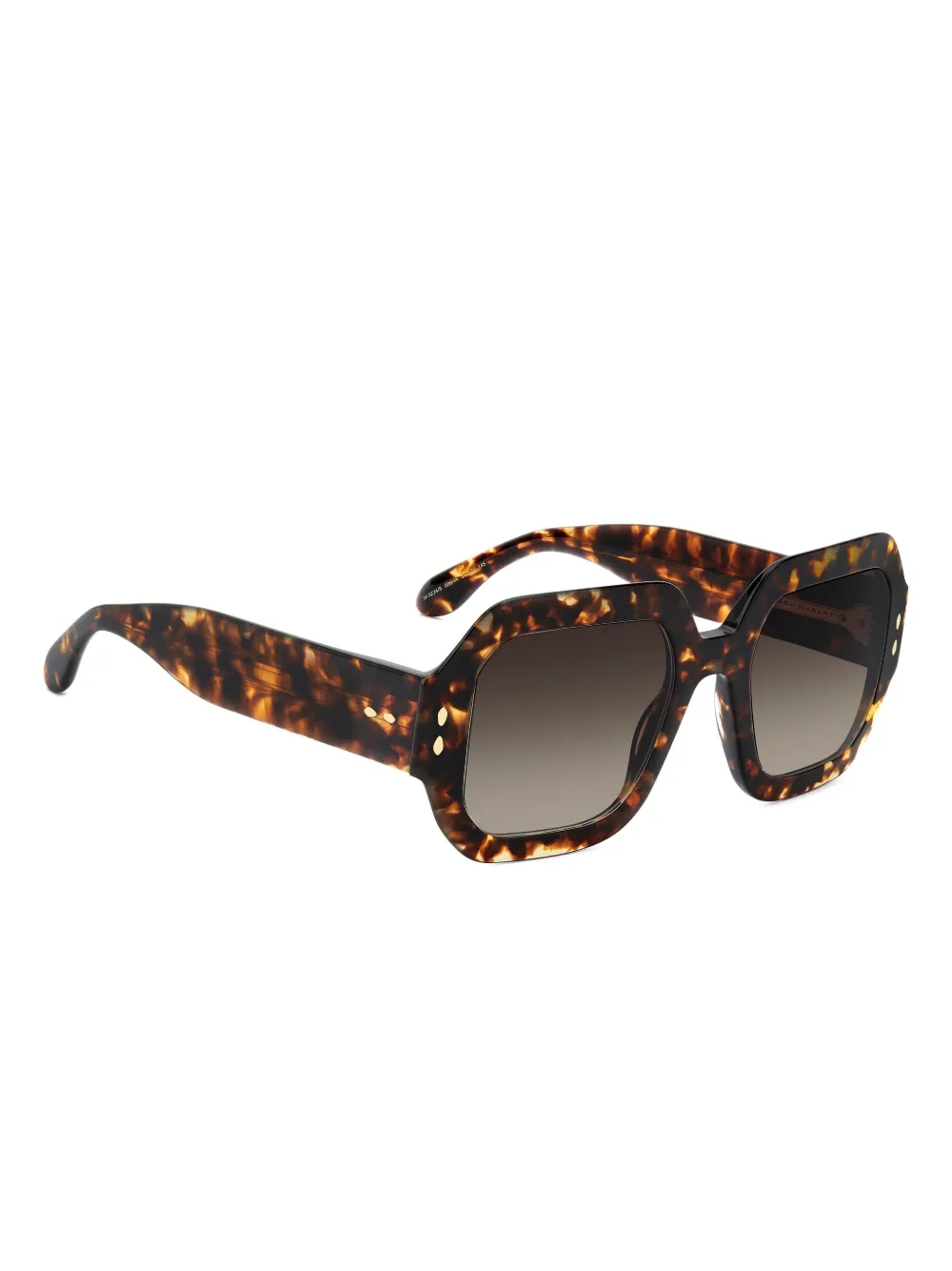Isabel Marant Eyewear Geometric-frame Tortoiseshell Sunglasses In Brown