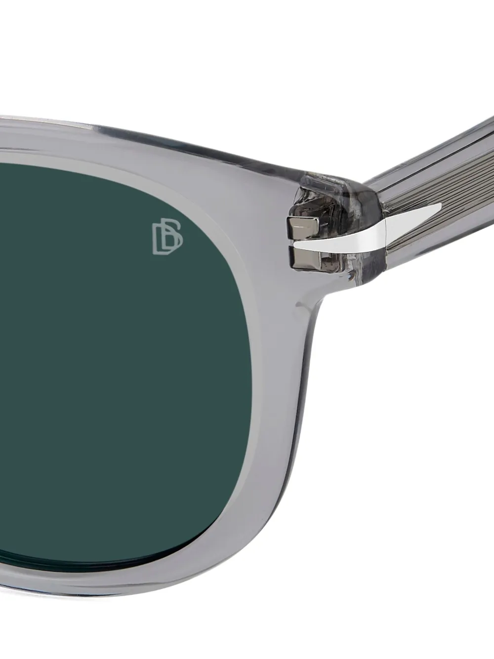 Eyewear by David Beckham Zonnebril met rond montuur Grijs
