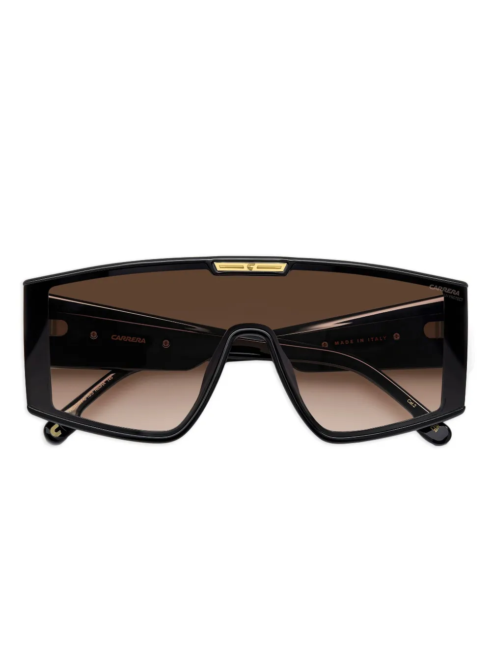 Carrera Zonnebril met schild montuur Zwart