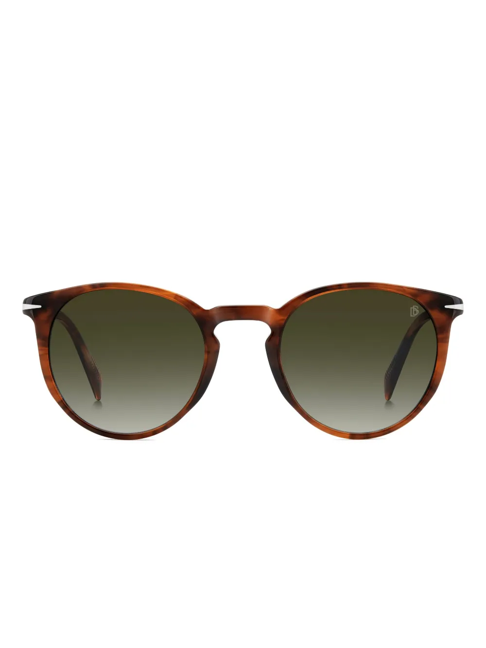 Eyewear by David Beckham round-frame sunglasses | Brown | Image 1