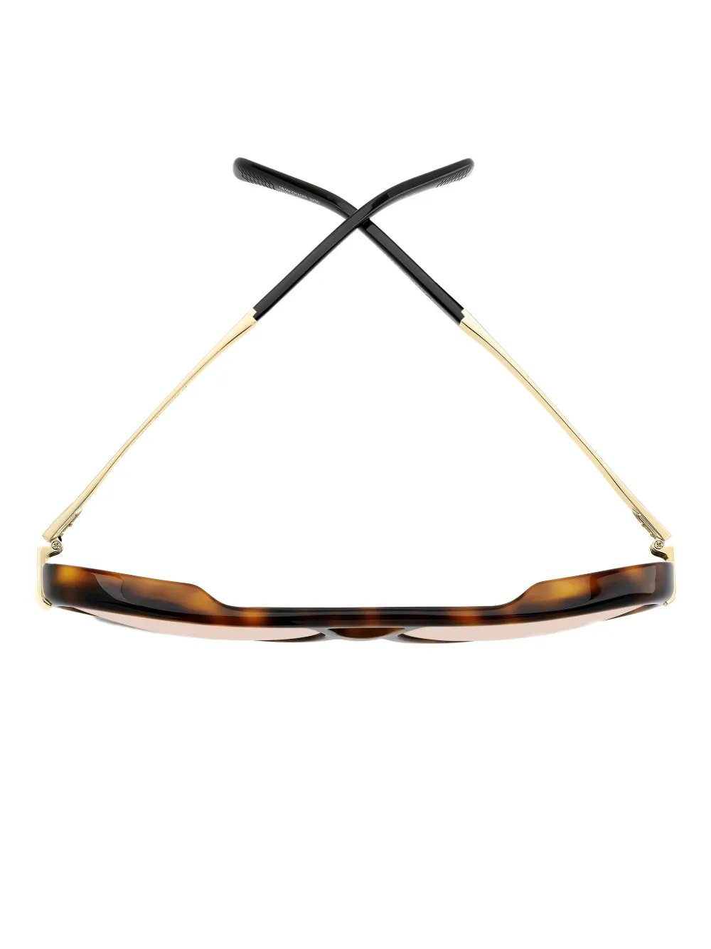 Eyewear by David Beckham Zonnebril met piloten montuur en schildpadschild-effect Bruin