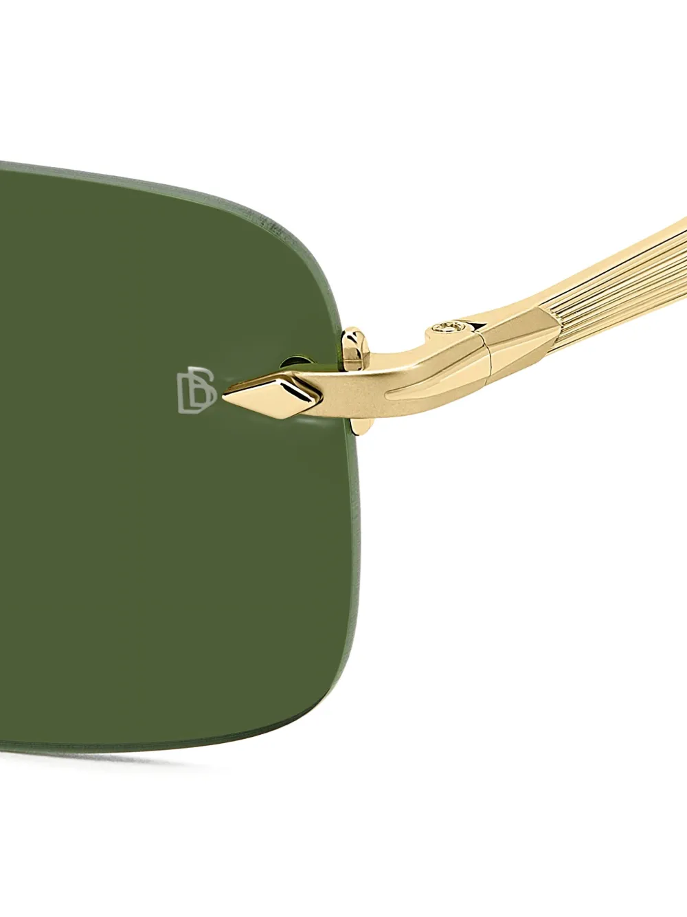 Eyewear by David Beckham Zonnebril met randloze montuur Goud