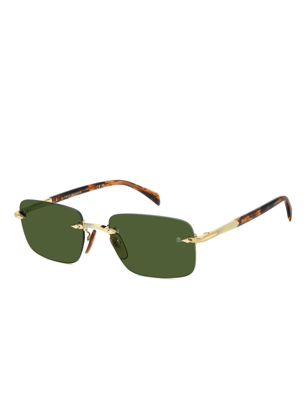 Eyewear by David Beckham rimless sunglasses | Image 2