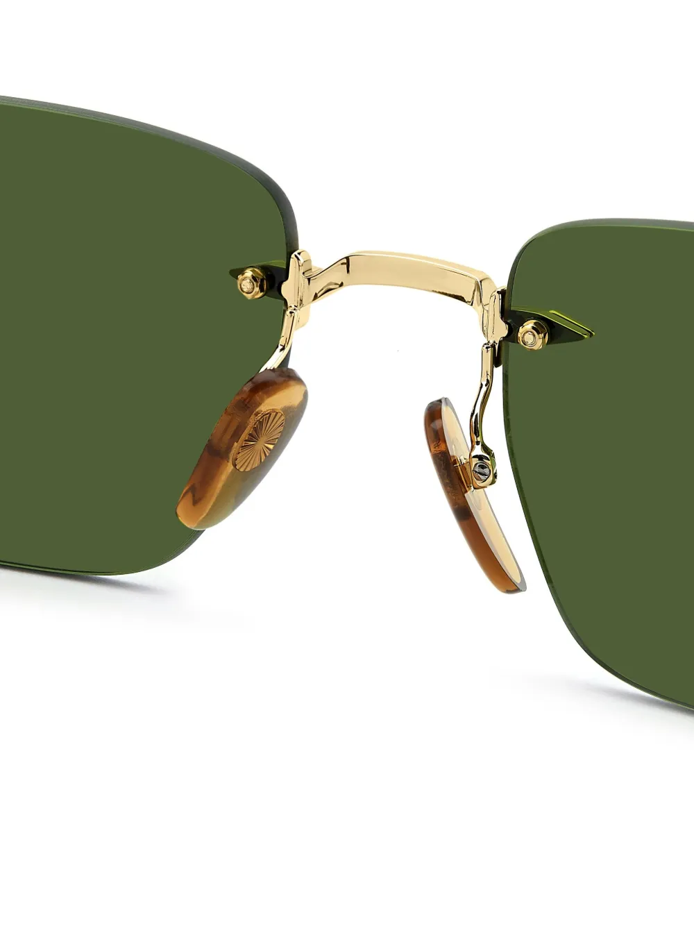 Eyewear by David Beckham Zonnebril met randloze montuur Goud