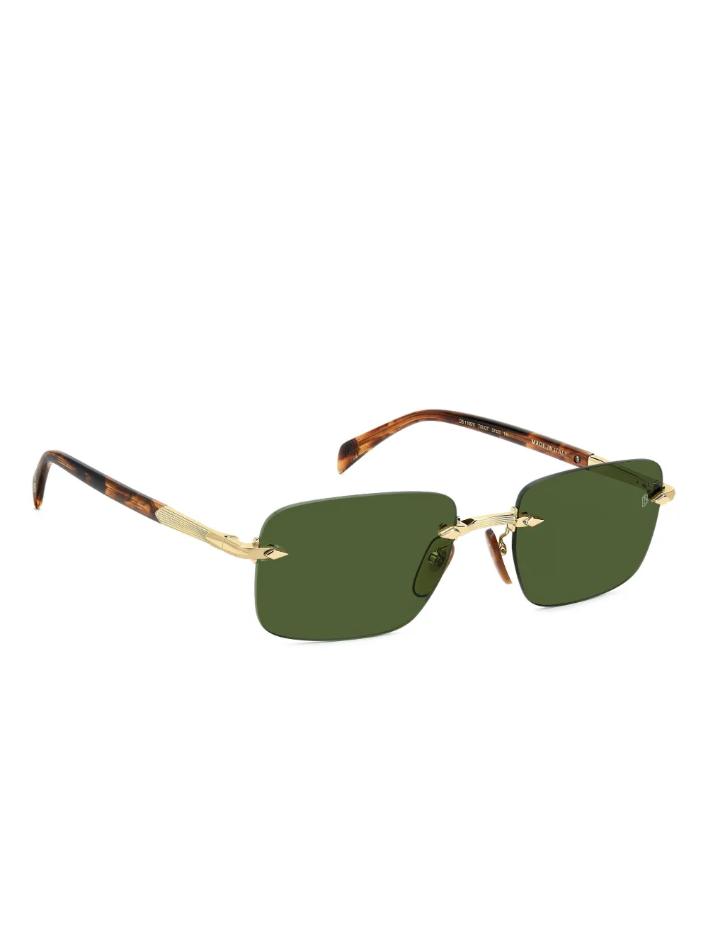 Eyewear by David Beckham Zonnebril met randloze montuur Goud