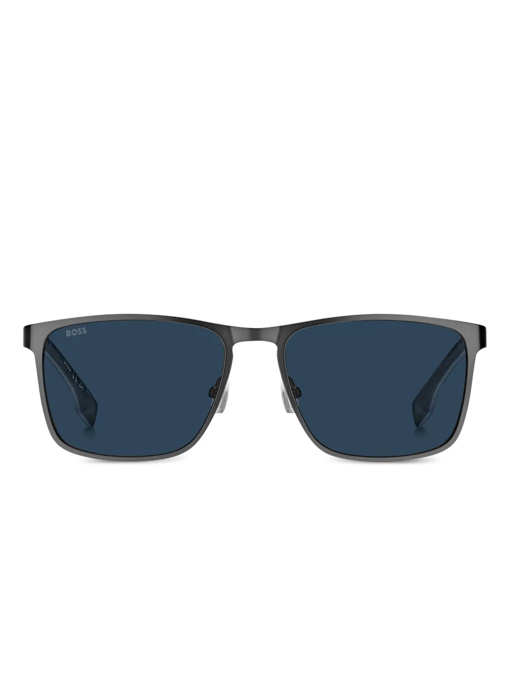 BOSS lentes de sol con armazón cuadrada | gris | Image 1