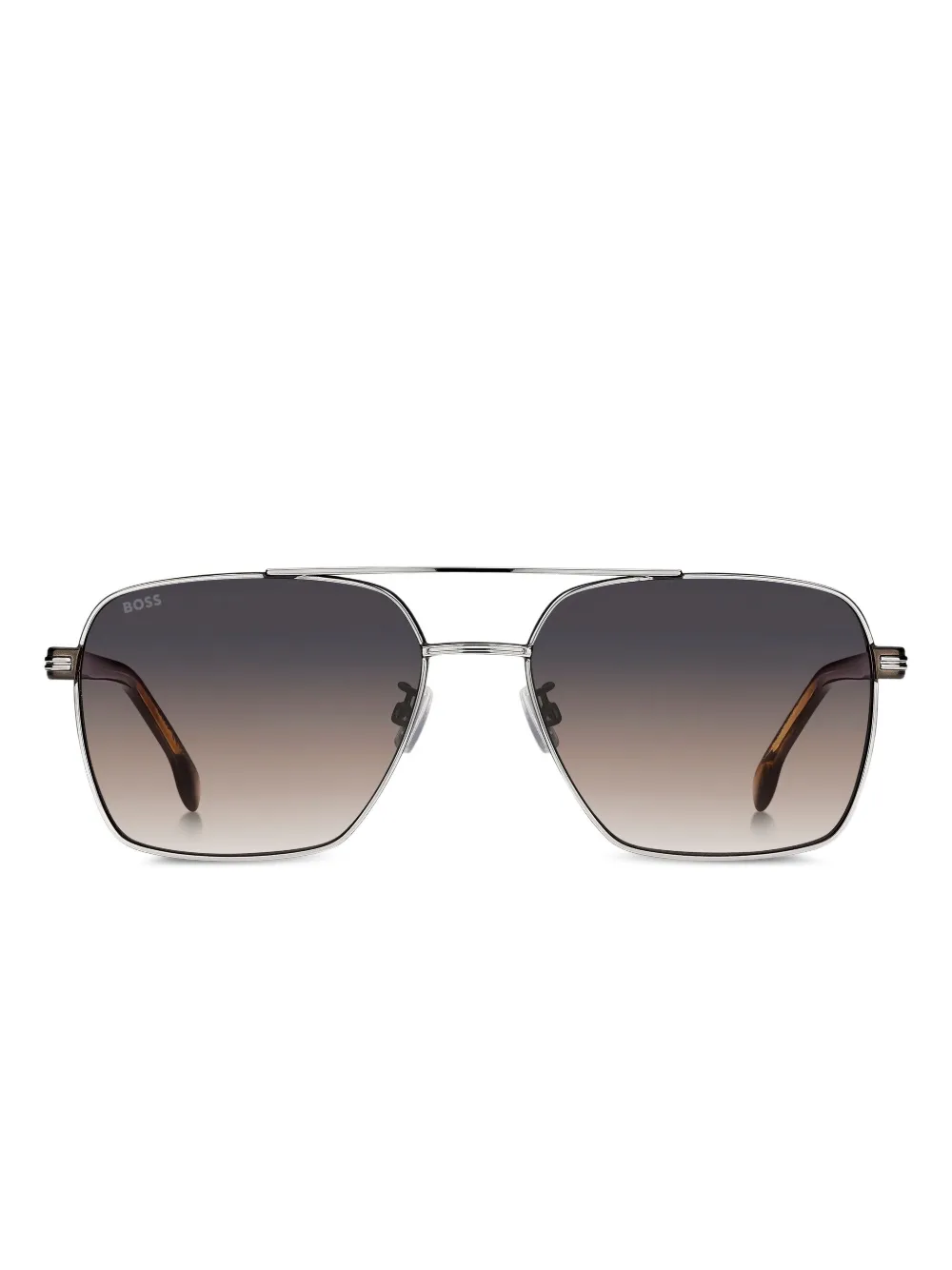 BOSS lunettes de soleil à monture carrée | argent | Image 1