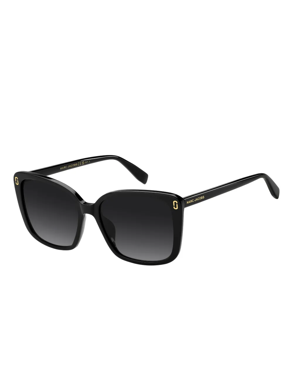 Marc Jacobs Eyewear Zonnebril met vierkant montuur - Zwart