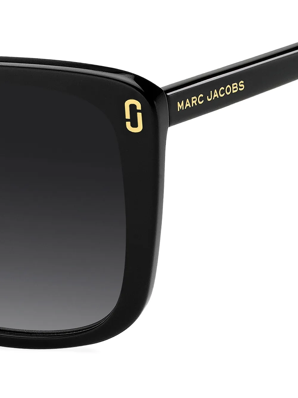 Marc Jacobs Eyewear Zonnebril met vierkant montuur Zwart