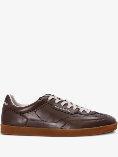 Karl Lagerfeld leather logo sneakers 