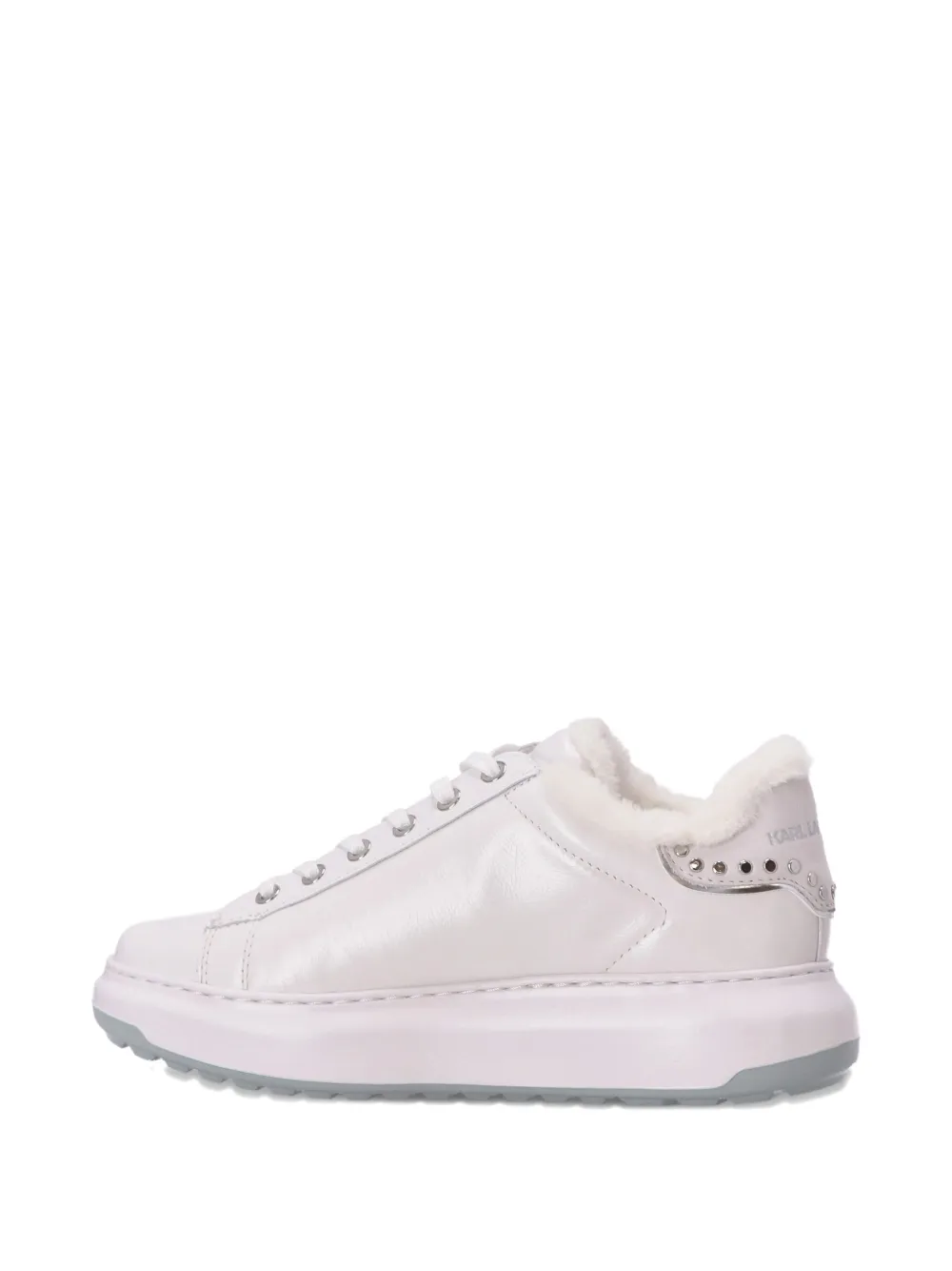 Karl Lagerfeld Sneakers met plateauzool Wit