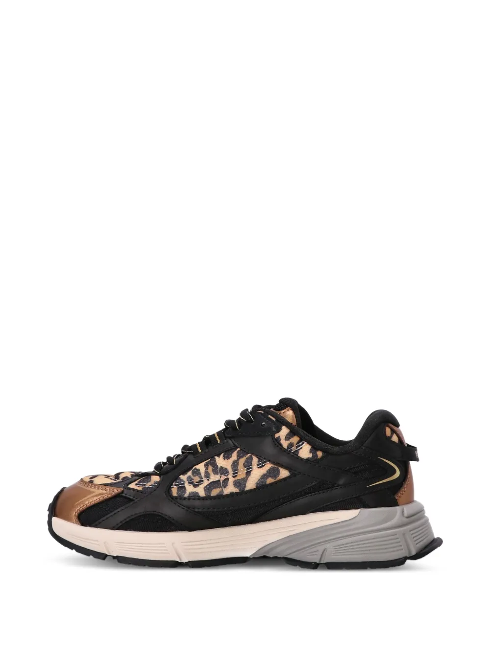 Karl Lagerfeld Sneakers met luipaardprint Zwart
