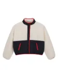 P.E Nation zip-up bomber jacket - White